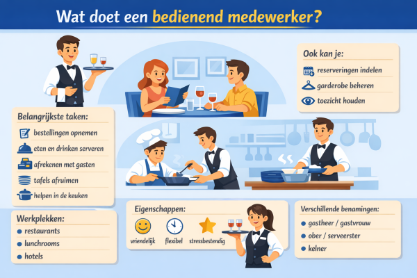 Wat doet een bedienend medewerker